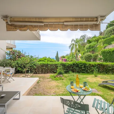 Les Miradors, De 2 En Rdc, Jardin Privatif, Piscine, Vue Et Parking Apartamento Menton