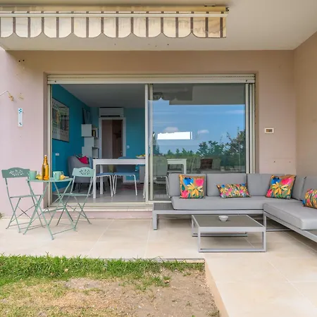 Apartamento Les Miradors, De 2 En Rdc, Jardin Privatif, Piscine, Vue Et Parking Menton