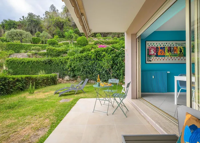 Les Miradors, De 2 En Rdc, Jardin Privatif, Piscine, Vue Et Parking * Menton